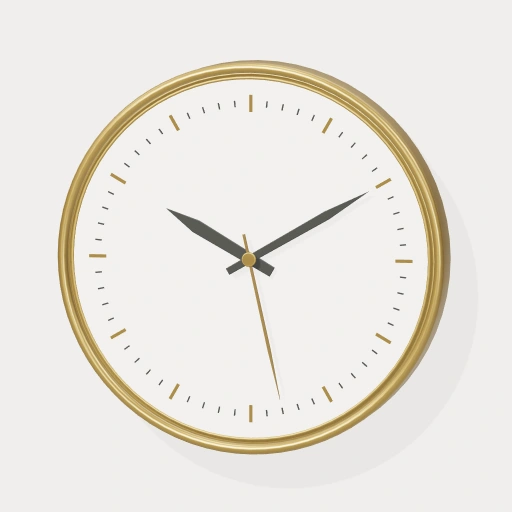 Thumbnail of a minimal round wall clock for the planner